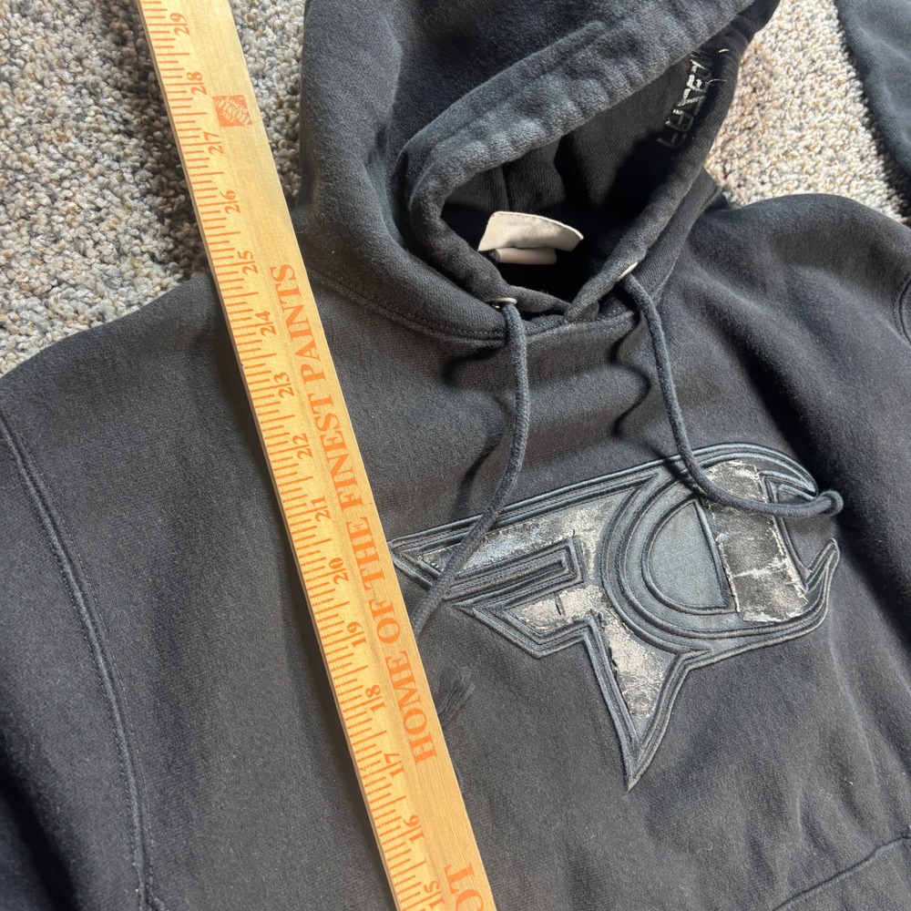 Champion Reverse Weave Men's Medium Sweatshirt FaZe Clan Hoodie Black Gaming - Picture 5 of 7